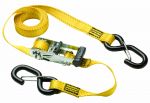 Ratchet Tie Down with S Hooks 3m 2 Pack