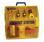 Small Brady Portable Lockout Station