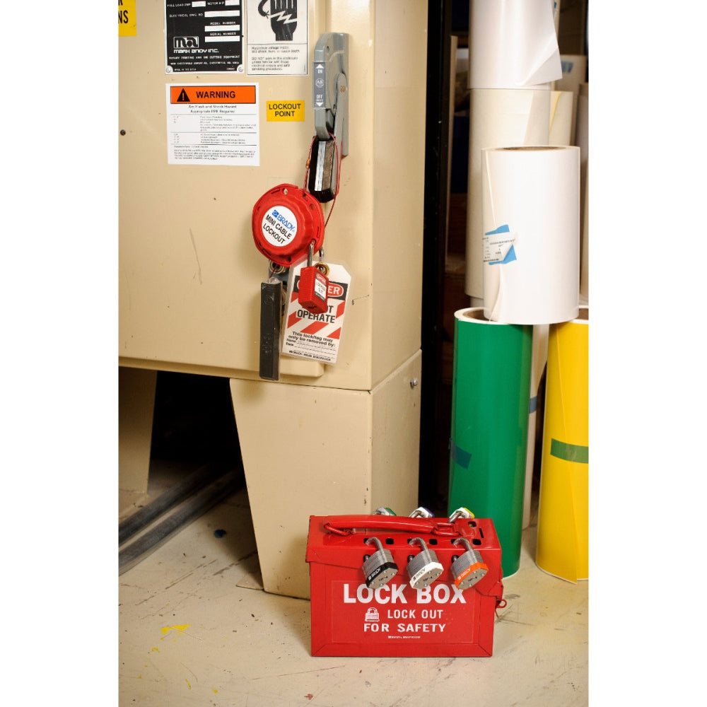 Red Group Lockout Box