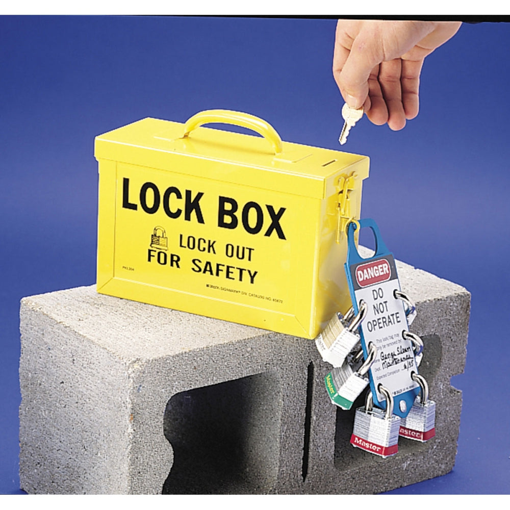 Brady Yellow Group Lockout Box