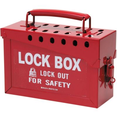 Red Group Lockout Box