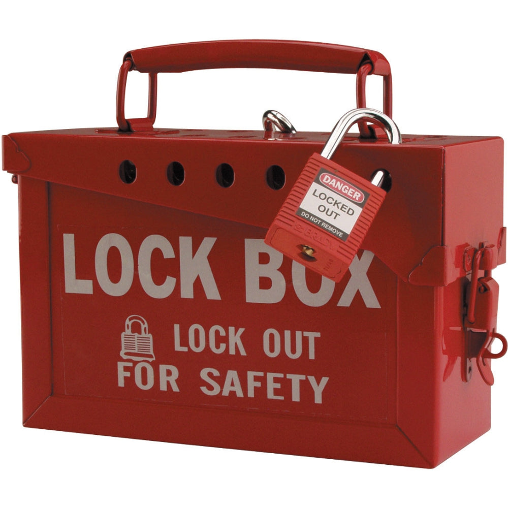 Red Group Lockout Box