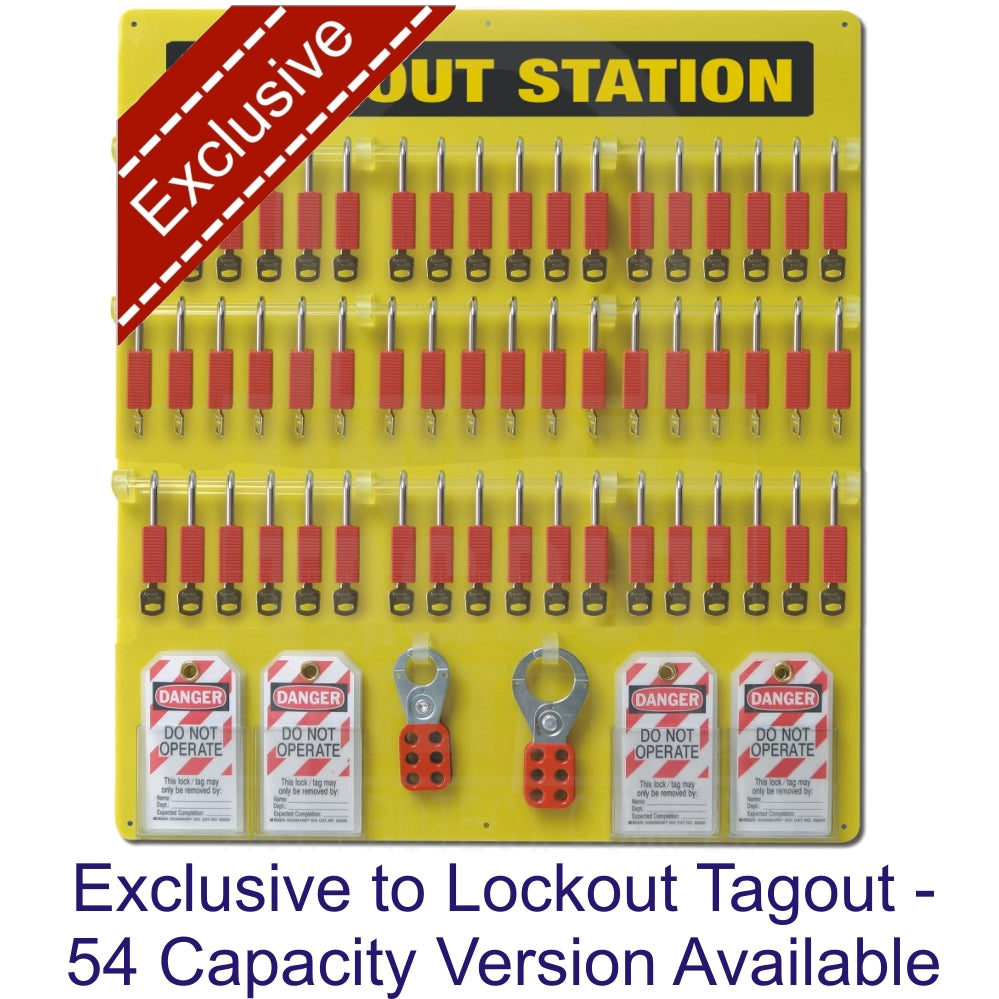 Lockout Tagout Board 20 Padlock Capacity