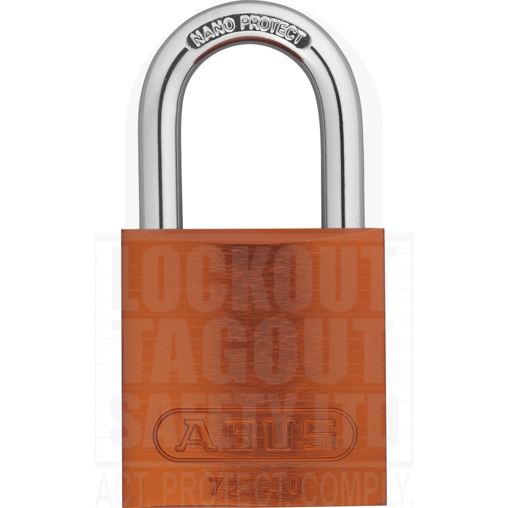 72/40 Series Abus Aluminium Padlock Standard Shackle