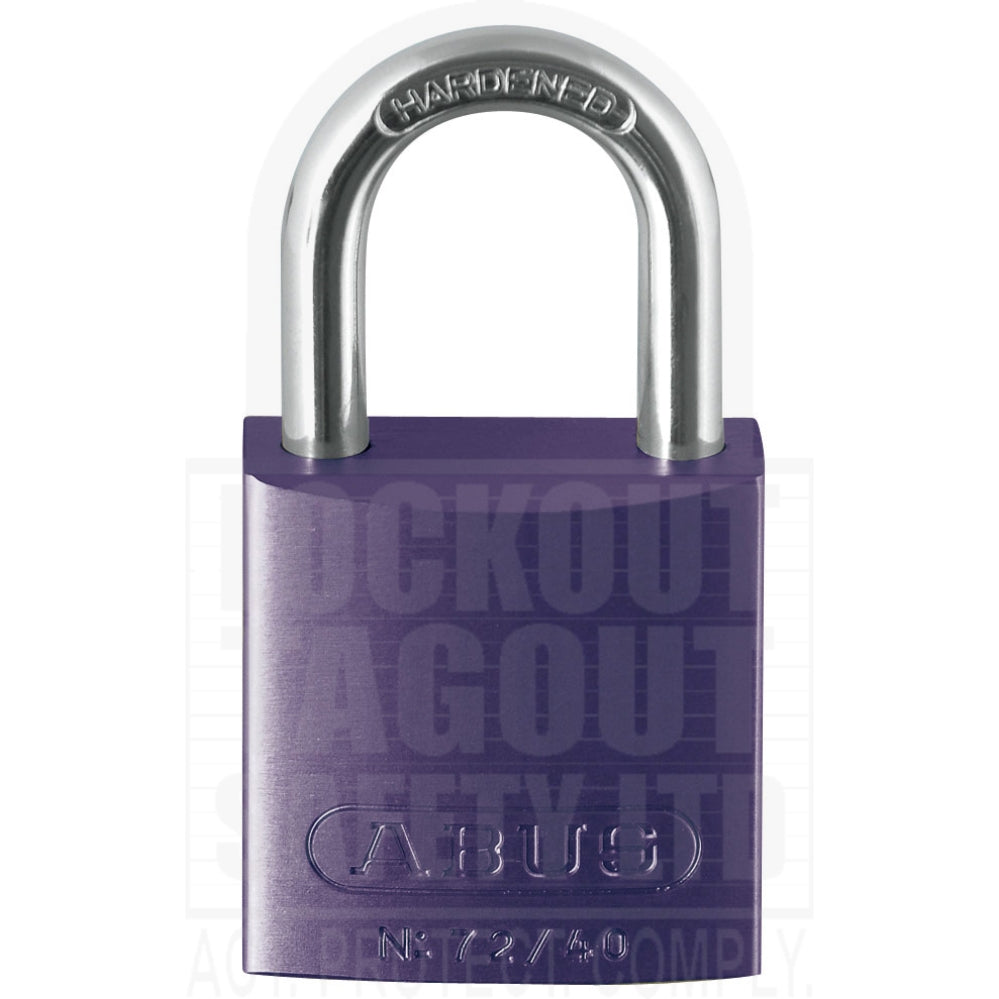 72/40 Series Abus Aluminium Padlock Standard Shackle