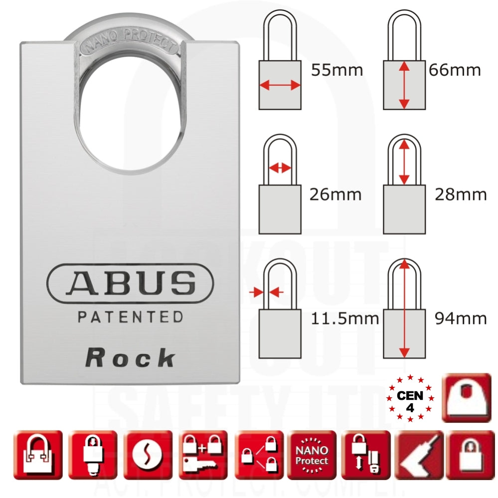 ABUS 83CS/55 Rock Closed Shackle