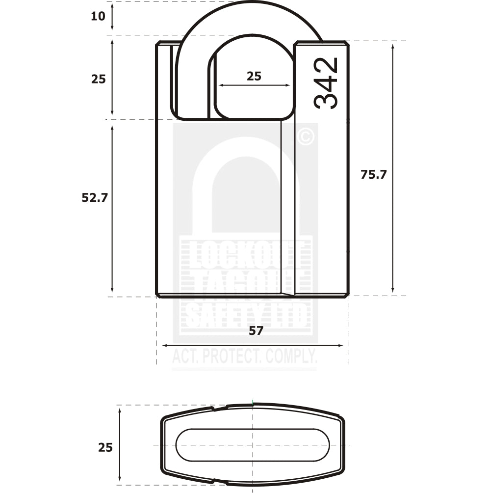 Abloy PL342 Padlock