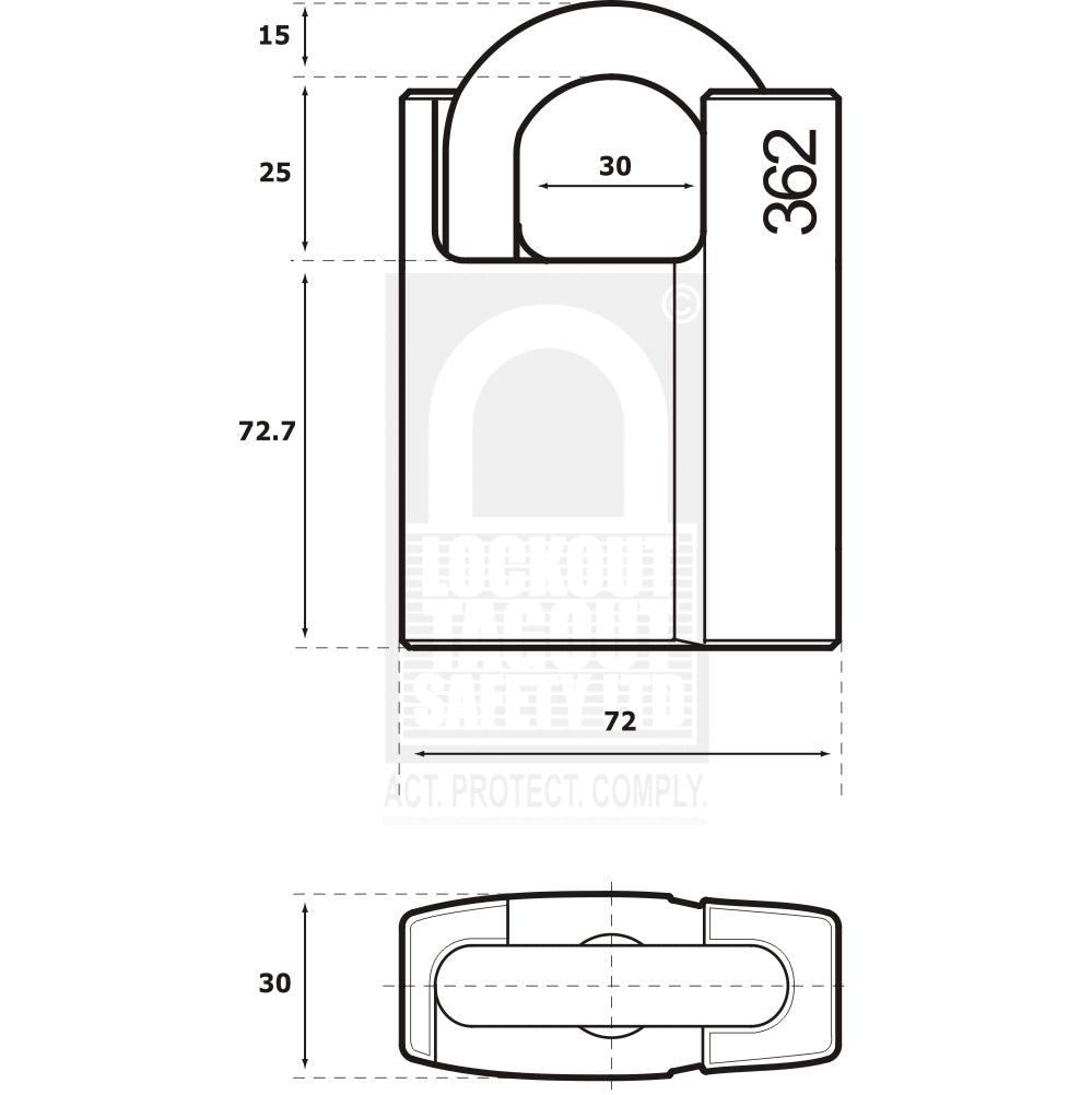 Abloy PL362 Padlock