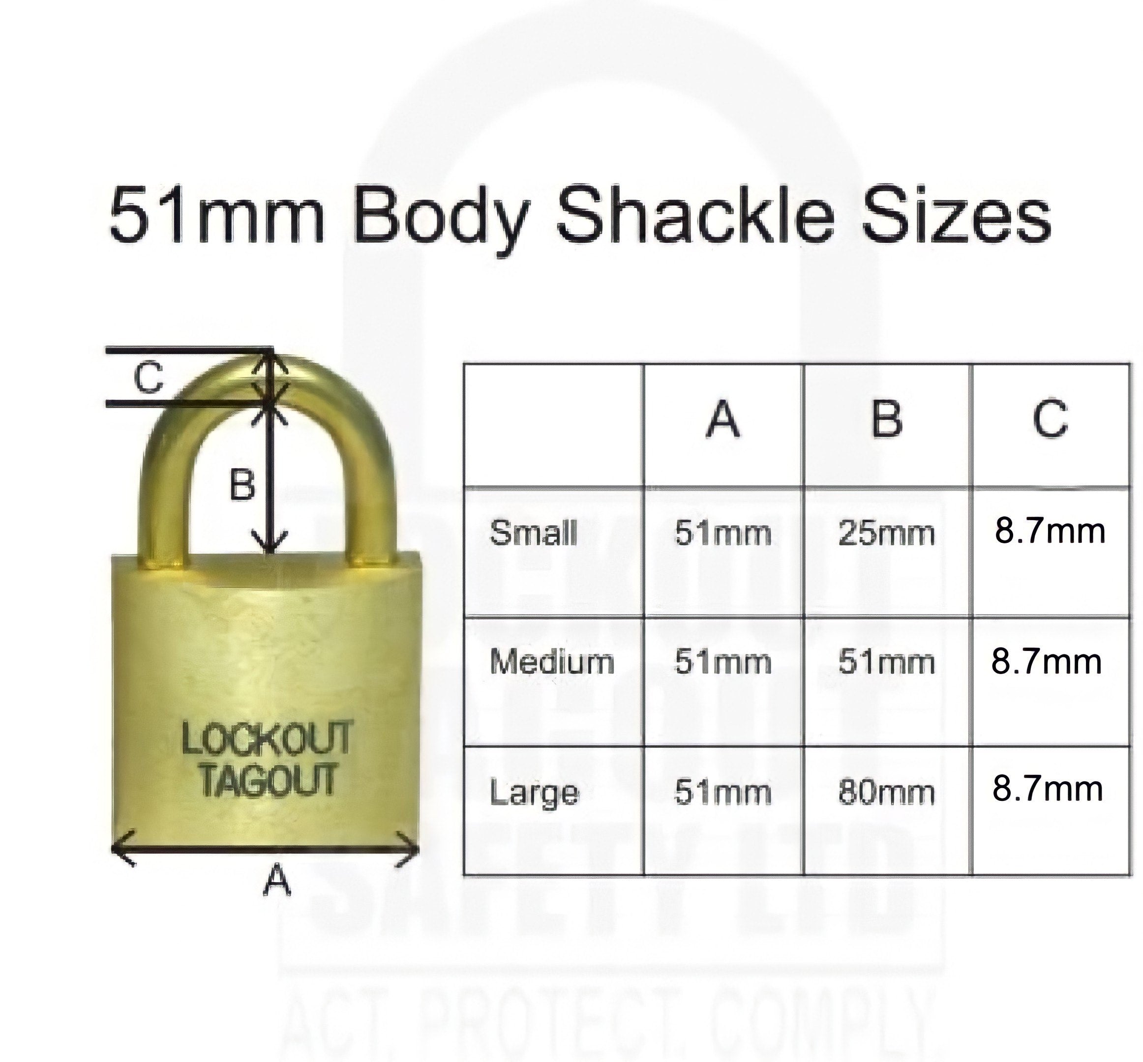 Brass Padlock Medium Body