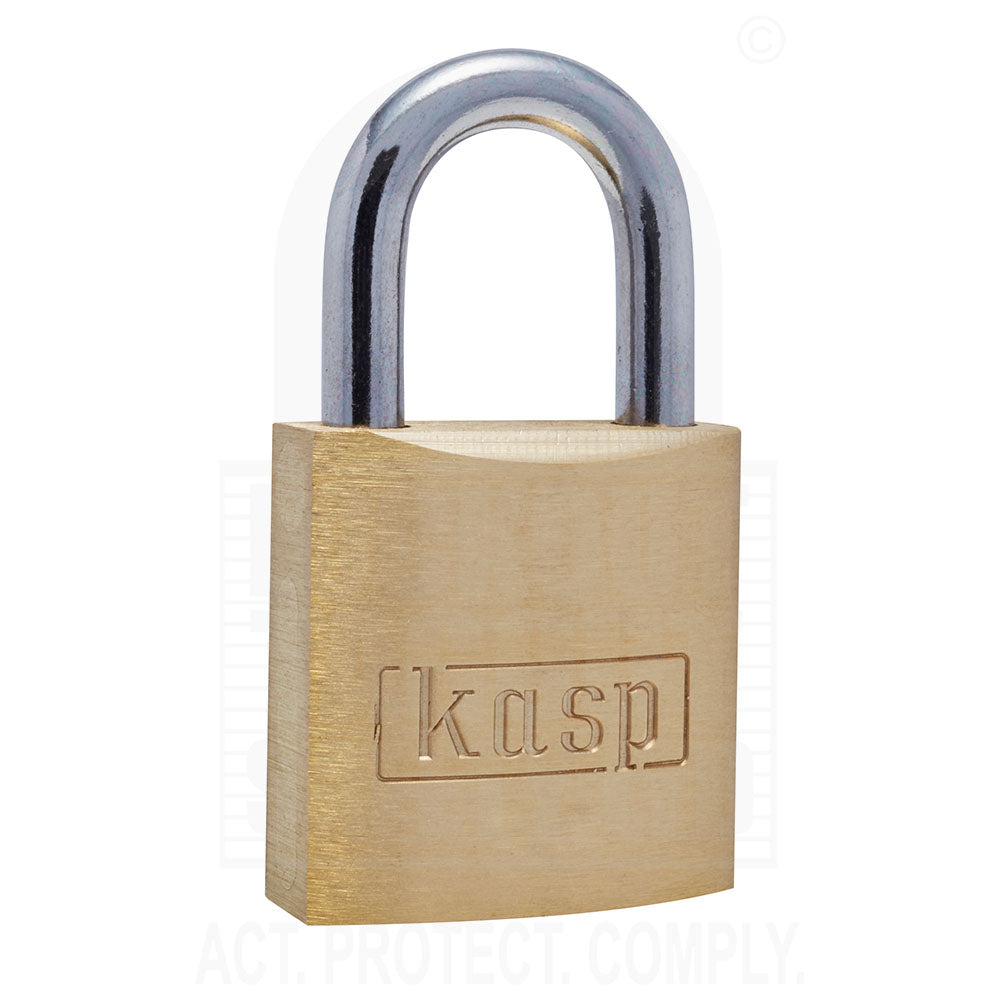 Kasp Brass Padlock 30x70mm