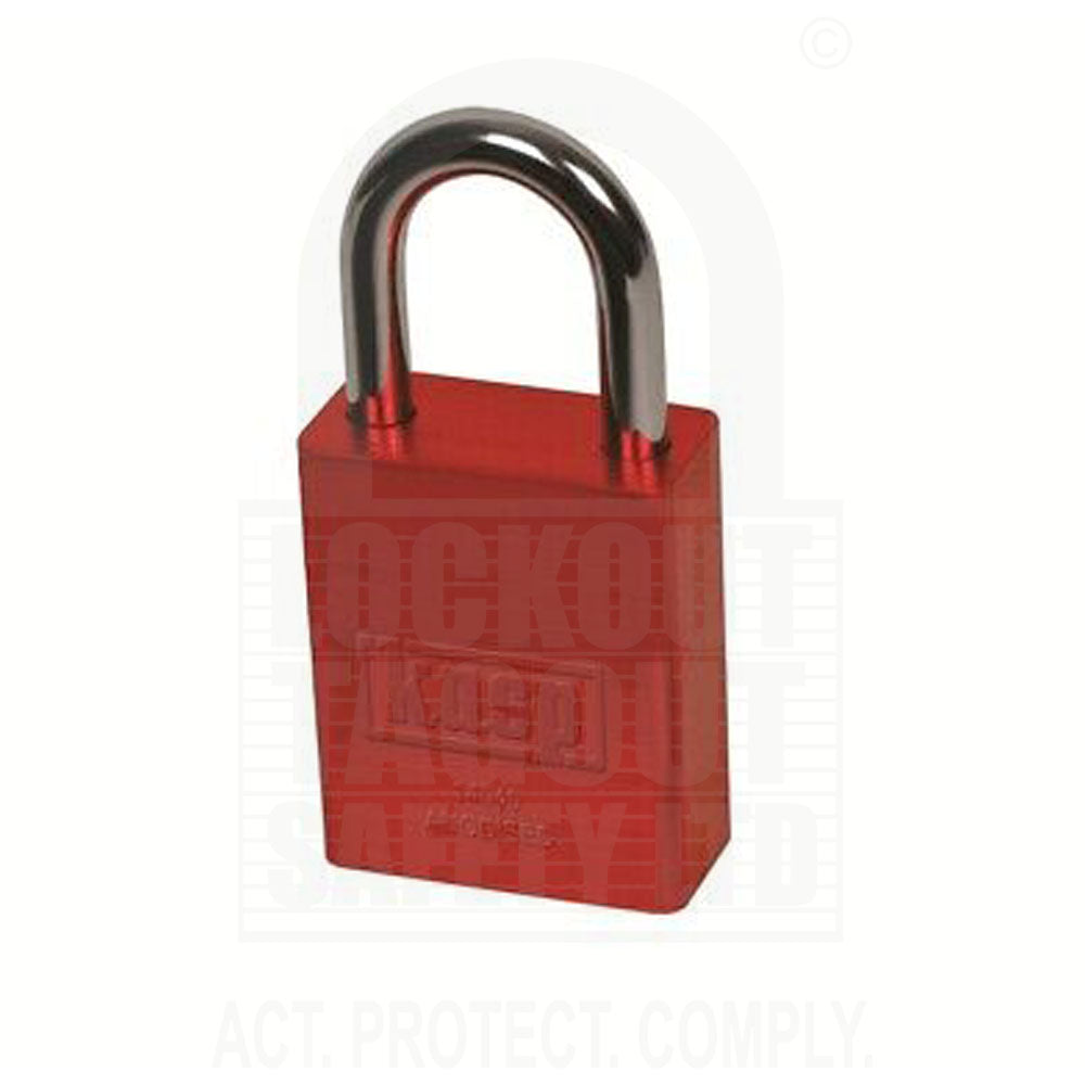 Kasp K14040REDD Solid Aluminium Padlock