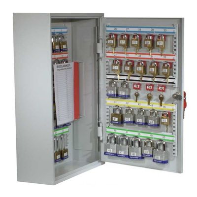 50 Key Steel Padlock Cabinet