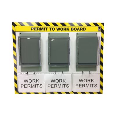 PERMITSTAT Double Sided Permit Holder Station