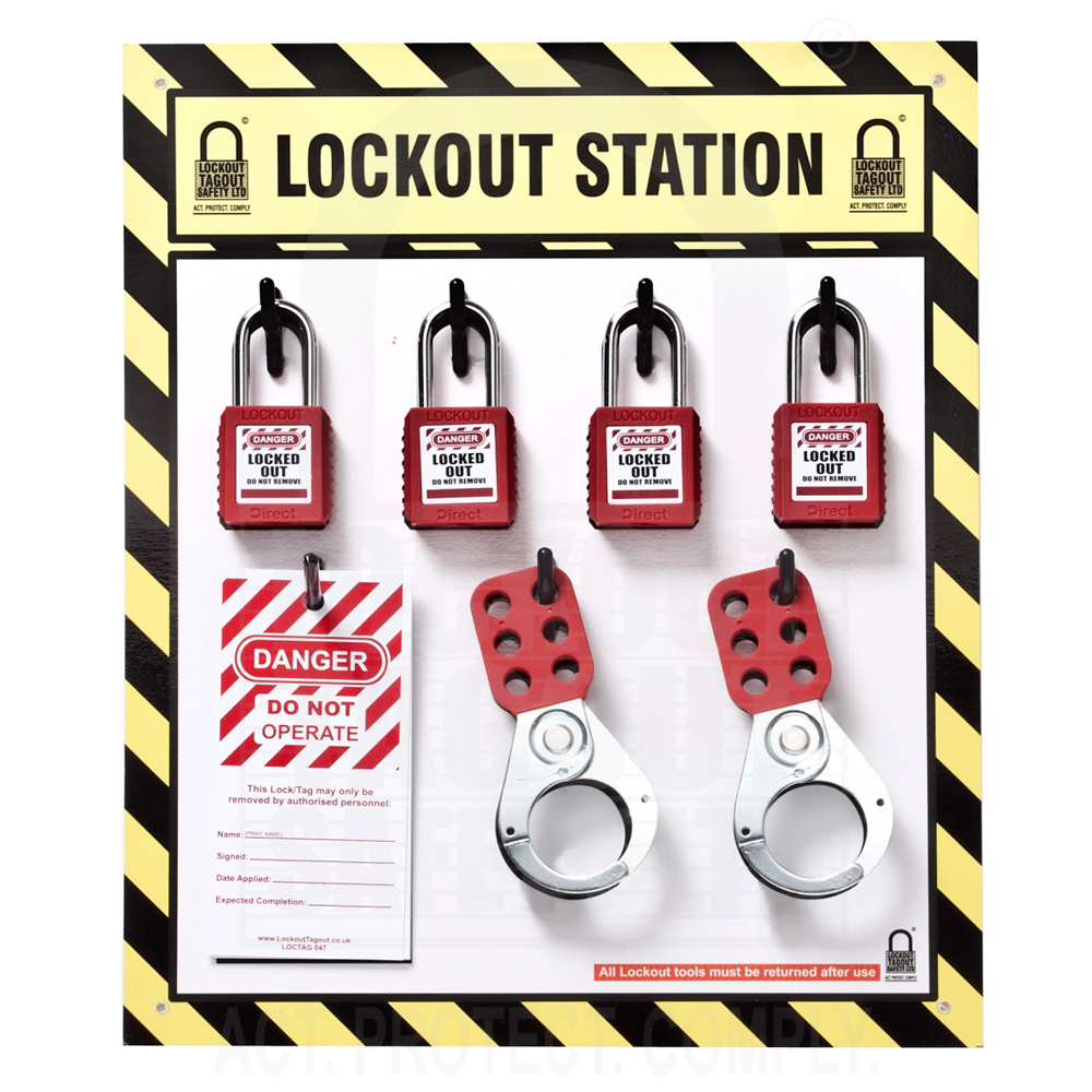 LOTOB4 Premium Lock Board 4 Padlock Capacity