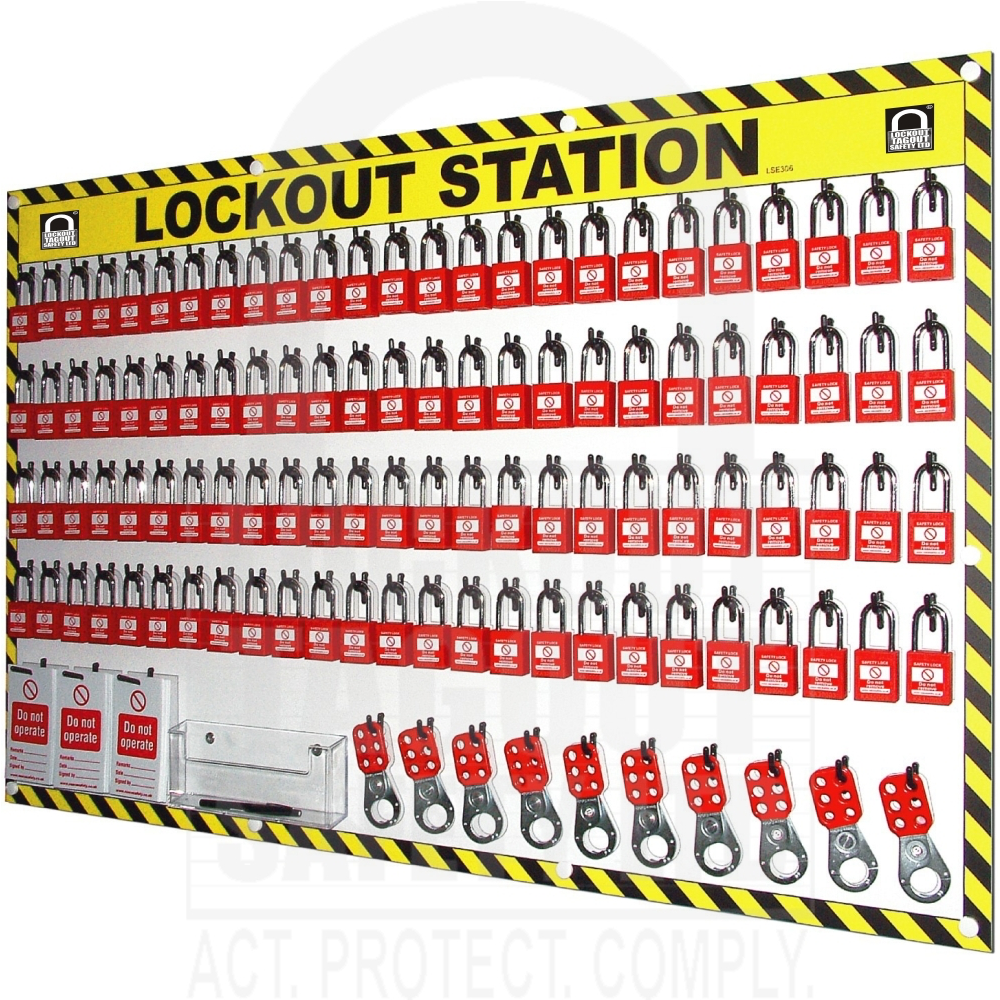 LSE306-C 100 Capacity Custom Shadow Lockout Station