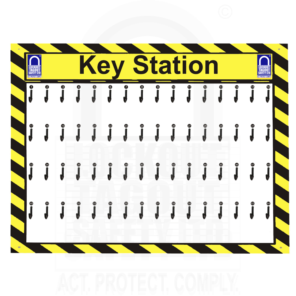 64 Hook Key Station