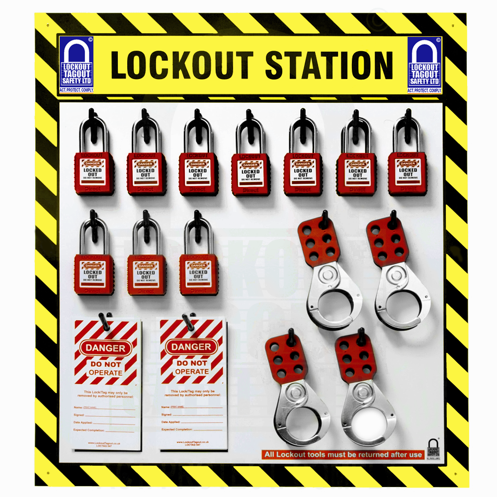 LockoutStationLB10 Lockout Station 10 Capacity Board