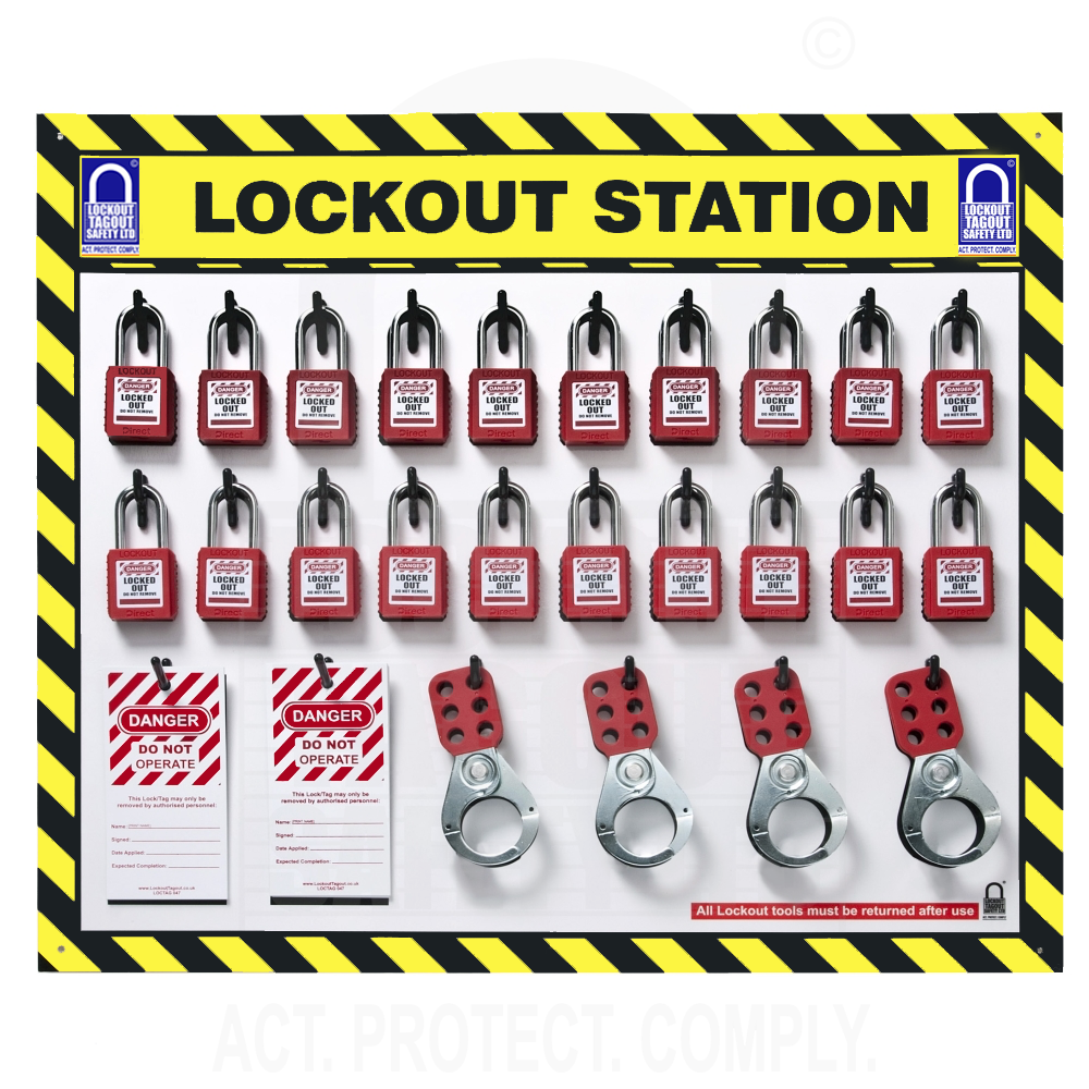 LockoutStationLB20 Lockout Station 20 Capacity Board