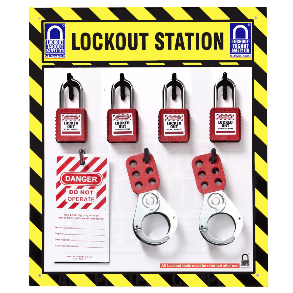 Custom Lockout Station 4 Capacity Board Only