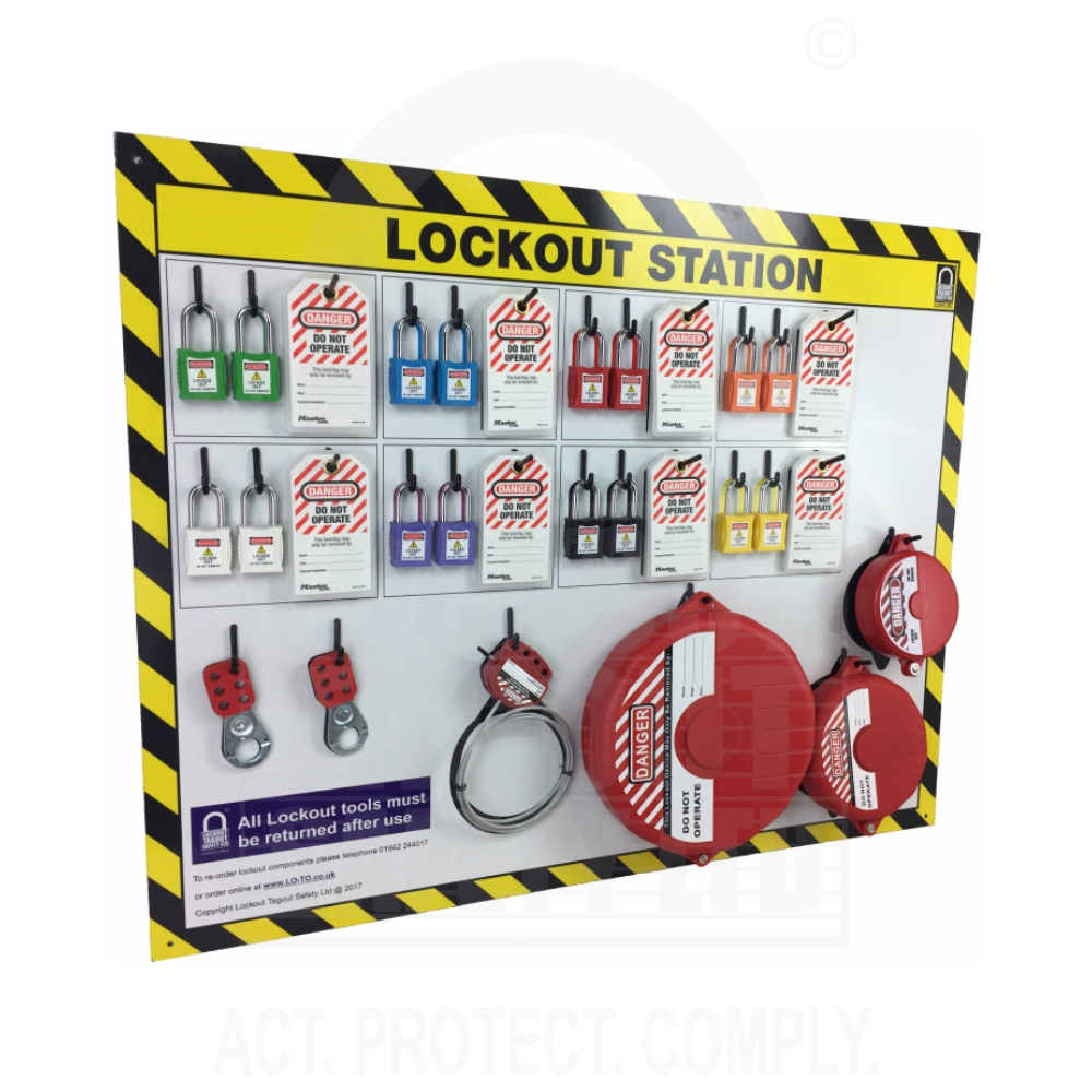 MULT-STAT Multiple Worker Lockout Station