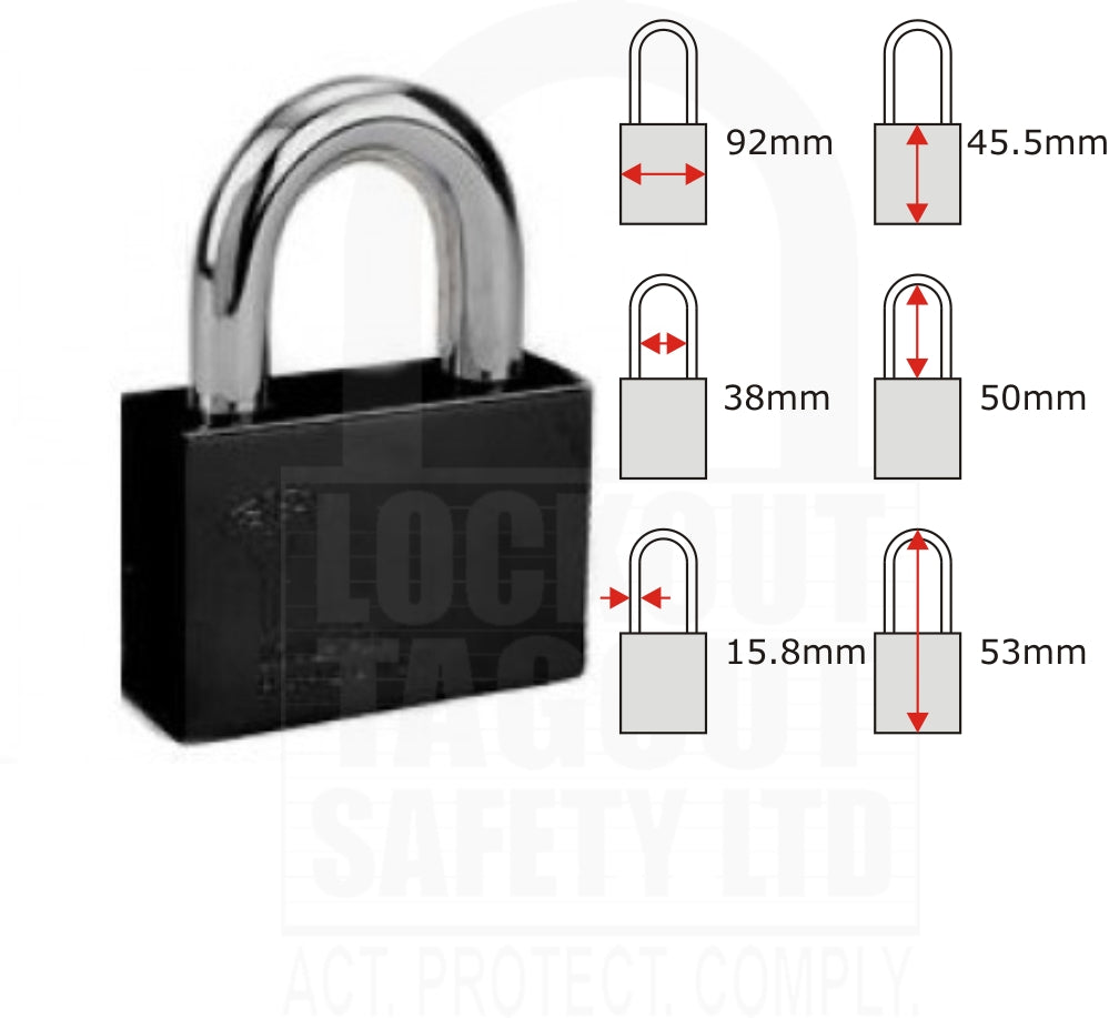 C16 Removable Shackle Padlock