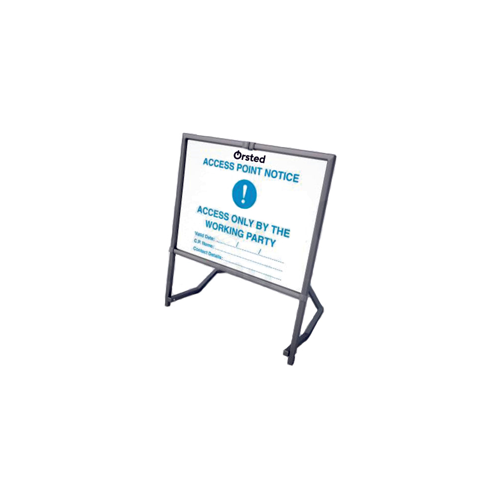 Orsted External Steel Sign Holder for Signs