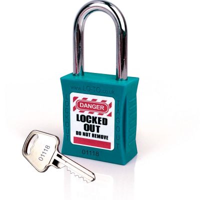 PL201-TEAL Lockout Tagout Safety Padlock Teal