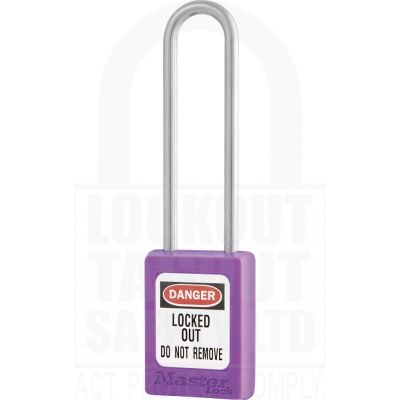 Master Lock S31LT Safety Padlock Purple Long Shackle