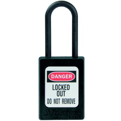 Master Lock S32 Non Conductive Safety Padlock Black