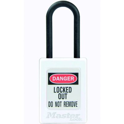 Master Lock S32 Non Conductive Safety Padlock White