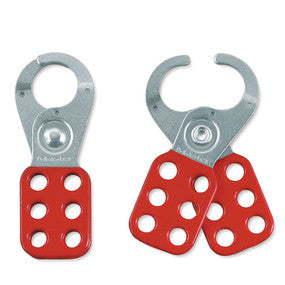 420 Small Steel Lockout Hasp Red