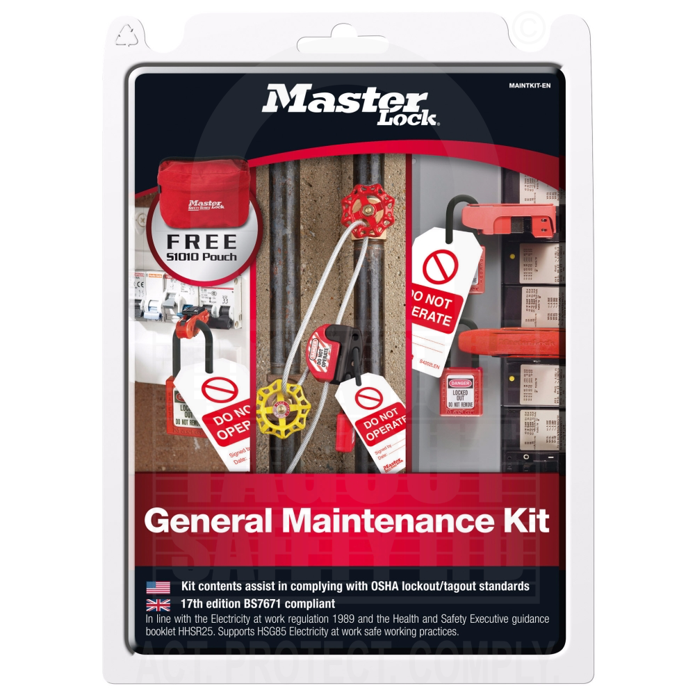 Master Lock MaintKit General Maintenance Lockout Kit